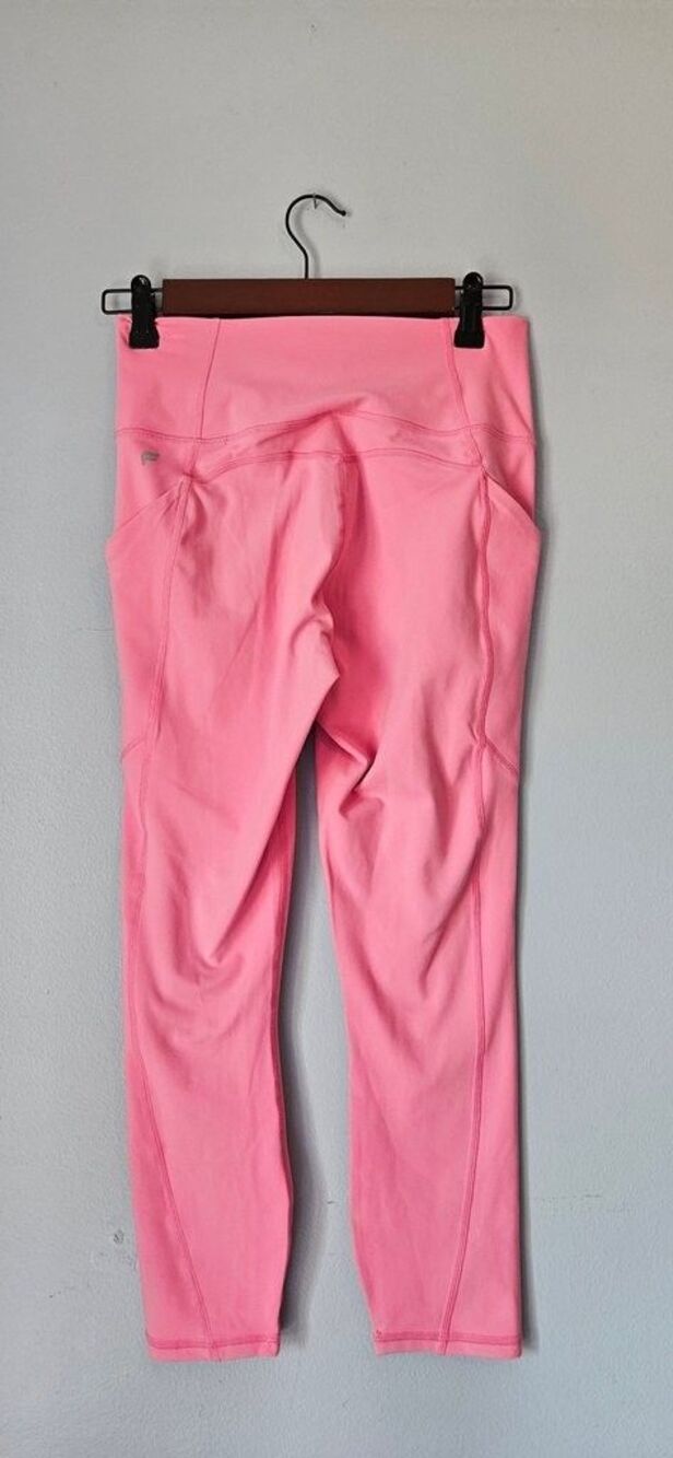 NWT Fabletics High-Waisted Athletic Leggings - Vibrant Pink - Size S
